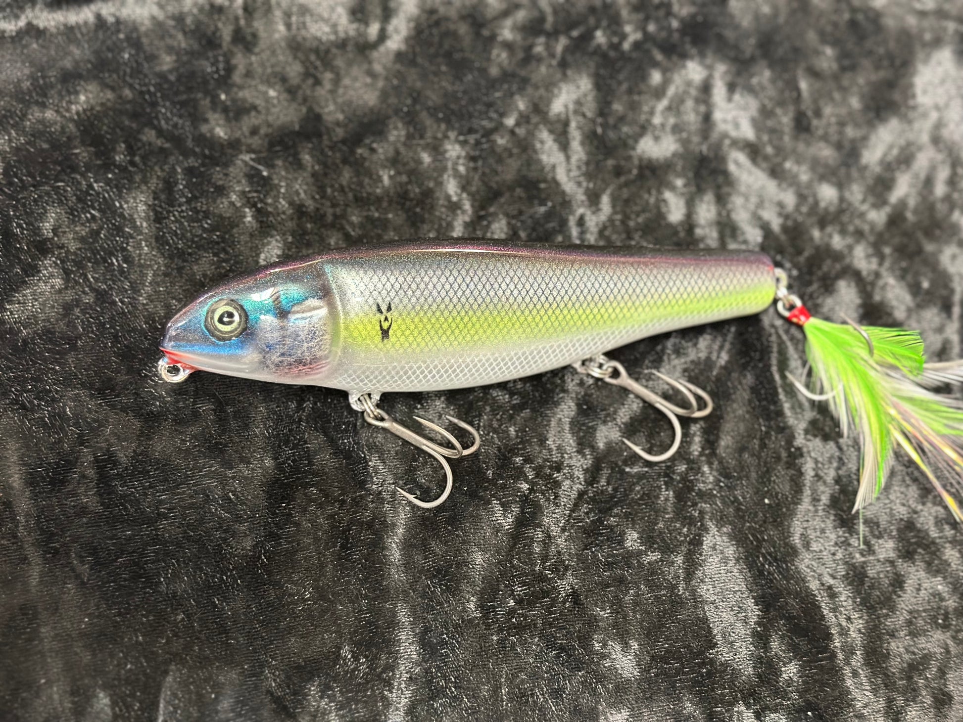 Paire de Lunker Punkers en bois 8 et 6 Lunker Punker Jr Black Dog Bait Co Paire de Lunker Punkers en bois 8 et 6 Lunker Punker Jr Black Dog Bait Co